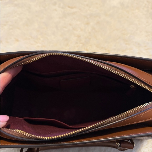 Coach Tan Leather Satchel - Picture 4 of 4